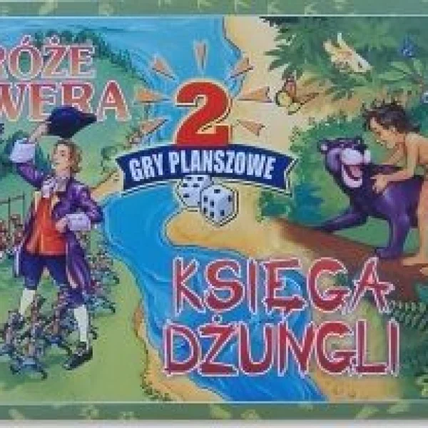 Gra 2w1 Podróże Guliwera, Księga Dżungli - najniższa cena