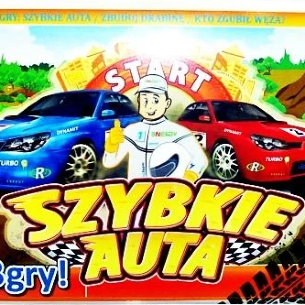 Gra 3w1 Szybkie auta, Zbuduj drabinę, Kto zgubił węża - najniższa cena