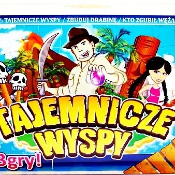 Gra 3w1 Tajemnicze wyspy, Zbuduj drabinę, Kto zgubił węża - najniższa cena