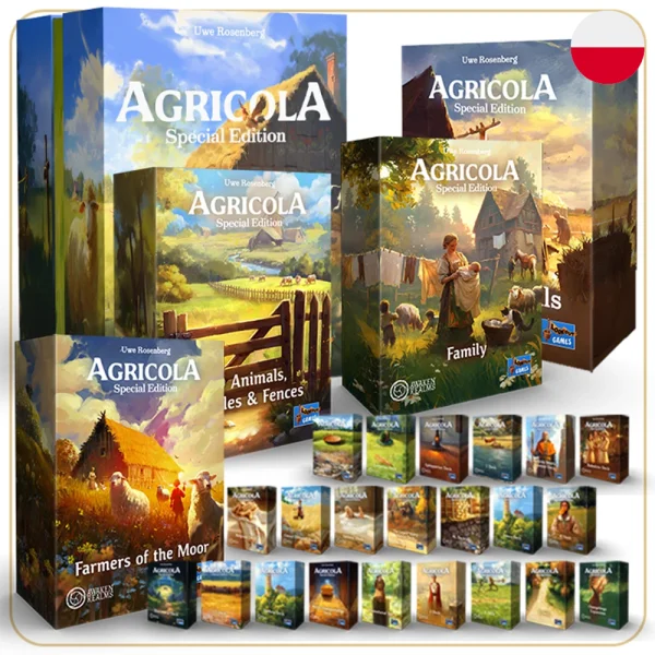 Gra planszowa Agricola: Chłopi i ich zwierzyniec - Jeszcze więcej budynków do zwierzyńca - aktualna promocja i cena