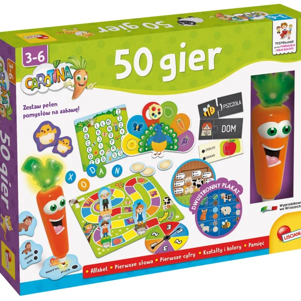 Gra Carotina 50 gier - najniższa cena