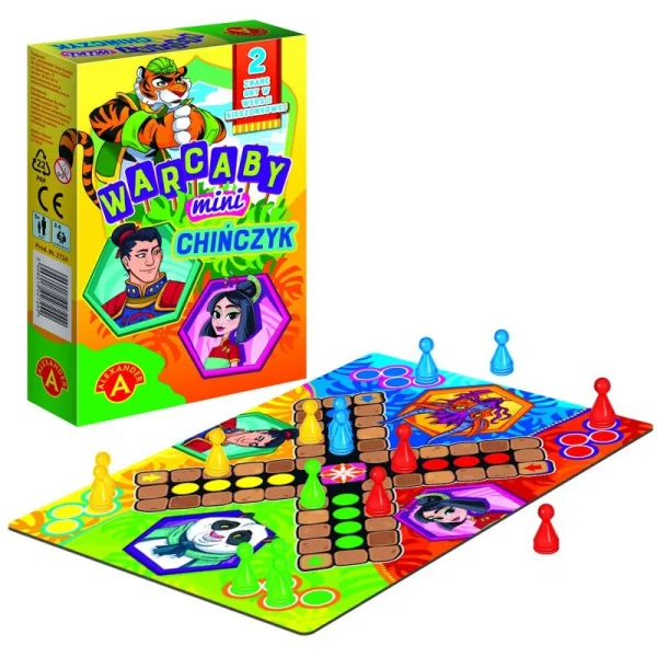 Gra Chińczyk Warcaby mini - najniższa cena
