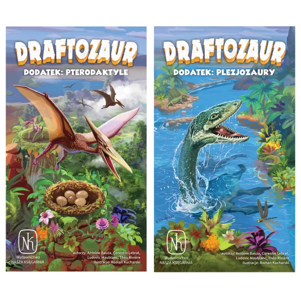 Gra Draftozaur 2 dodatki: Pterodaktyle, Plezjozaury - najniższa cena