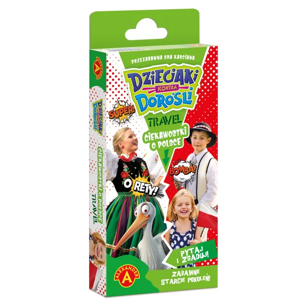 Gra Dzieciaki kontra Dorośli Travel. Ciekawostki o Polsce - najniższa cena