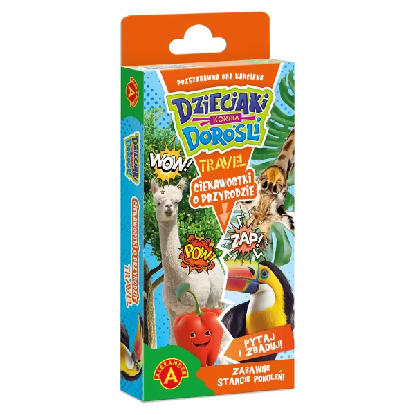 Gra Dzieciaki kontra Dorośli Travel. Ciekawostki o przyrodzie - najniższa cena