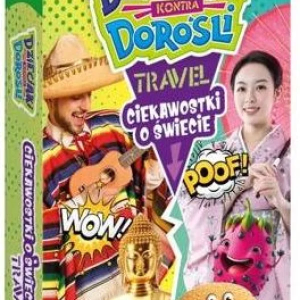 Gra Dzieciaki kontra Dorośli Travel. Ciekawostki o świecie - najniższa cena