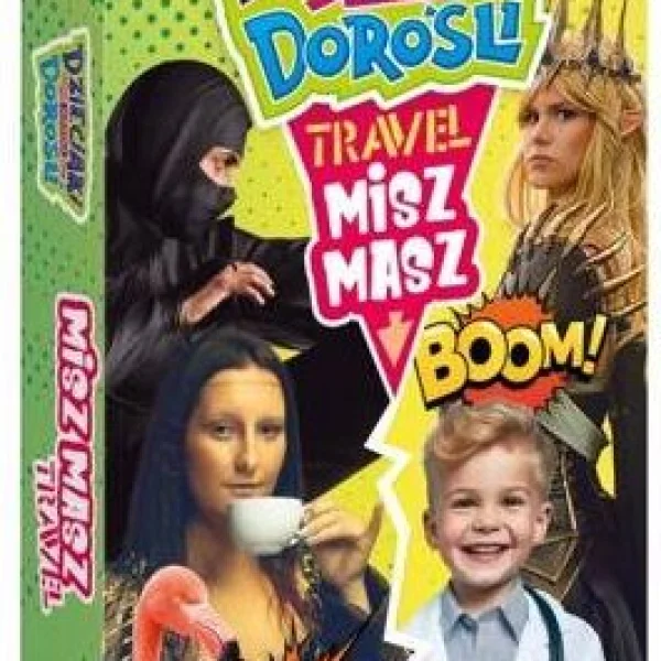 Gra Dzieciaki kontra Dorośli Travel. Misz masz - najniższa cena