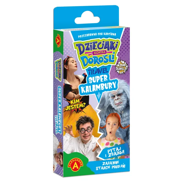 Gra Dzieciaki kontra Dorośli Travel. Super kalambury - najniższa cena