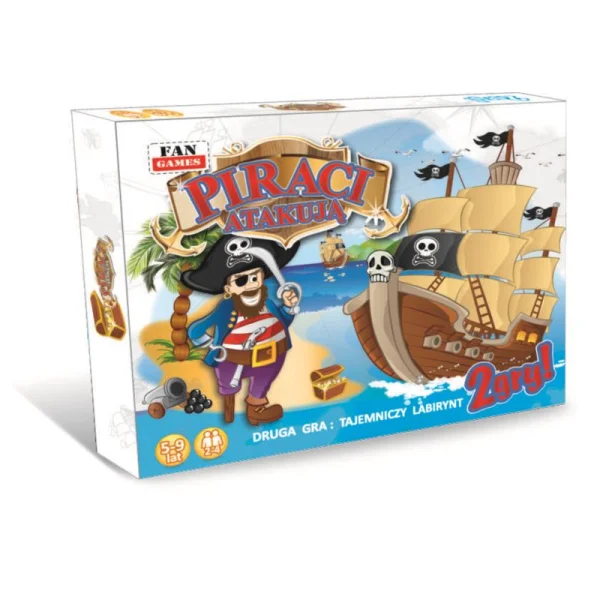 Gra Gra 2w1. Piraci atakują, Labirynt - najniższa cena