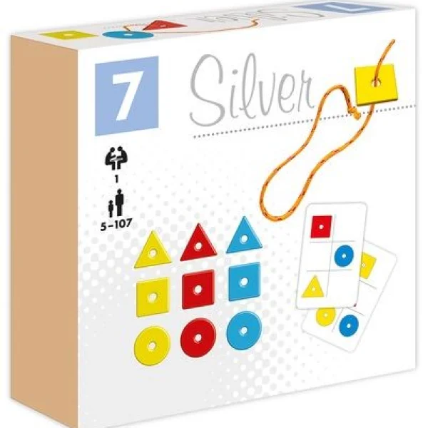 Gra Gra kolorowa geometria silver PLX ALEXANDER 2877 - najniższa cena