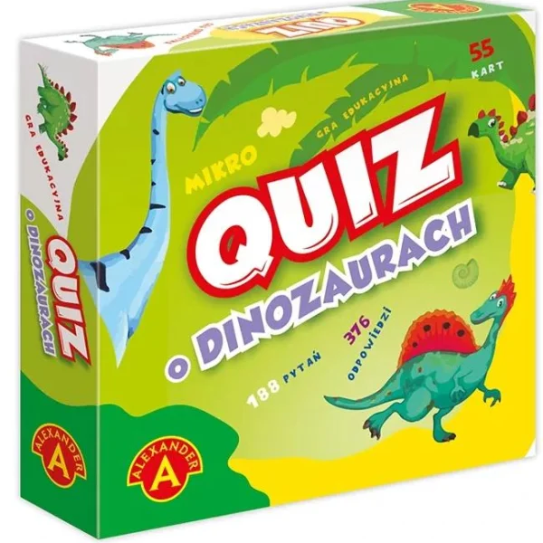 Gra Gra Quiz Mikro o dinozaurach  PLX ALEXANDER 2868 ALX - najniższa cena