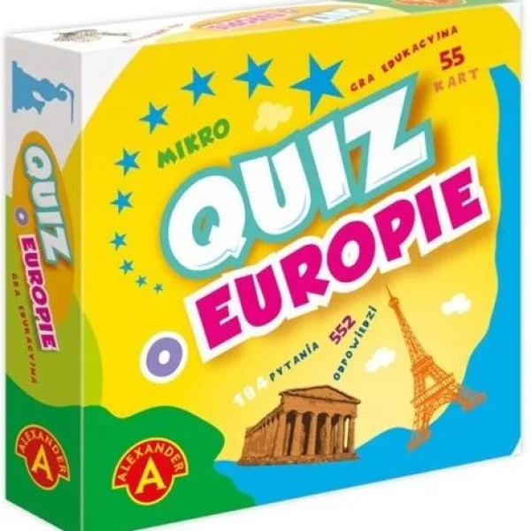 Gra Gra Quiz Mikro o Europie PLX ALEXANDER 2865 ALX - najniższa cena