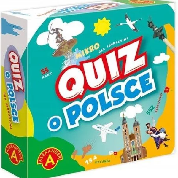 Gra Gra Quiz Mikro o Polsce PLX ALEXANDER 2864 - najniższa cena
