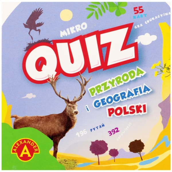 Gra Gra Quiz Mikro przyroda i geografia Polski ALEXANDER 2869 - najniższa cena