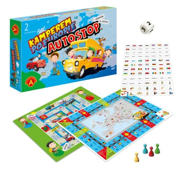 Gra Kamperem po Europie. Autostop - najniższa cena