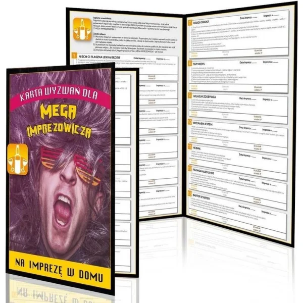 Gra Karta wyzwań dla mega imprezowicza w domu - najniższa cena