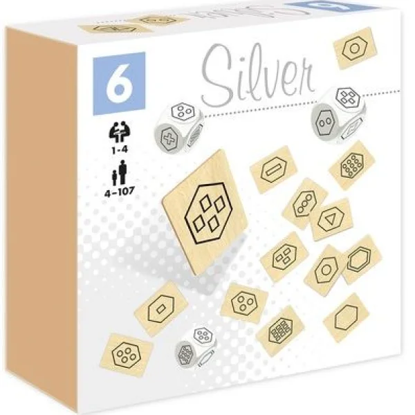 Gra Kostki z piktogramami Silver ALEX - najniższa cena