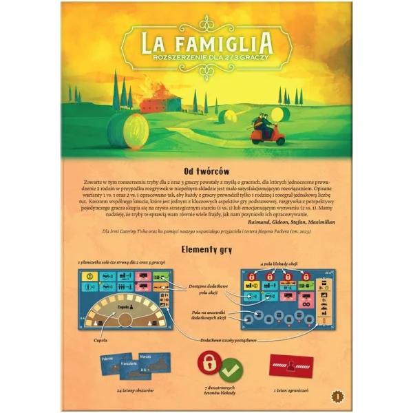 Gra planszowa La Famiglia: Wielka Wojna Mafii - aktualna promocja i cena