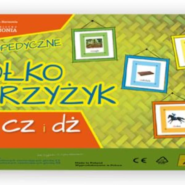 Gra Logopedyczne kółko i krzyżyk. Głoski cz i dż - najniższa cena