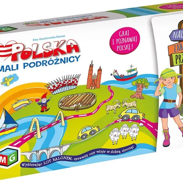 Gra planszowa Mali podróżnicy Polska - aktualna promocja i cena