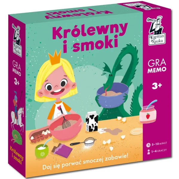 Gra Memo. Królewny i smoki - najniższa cena