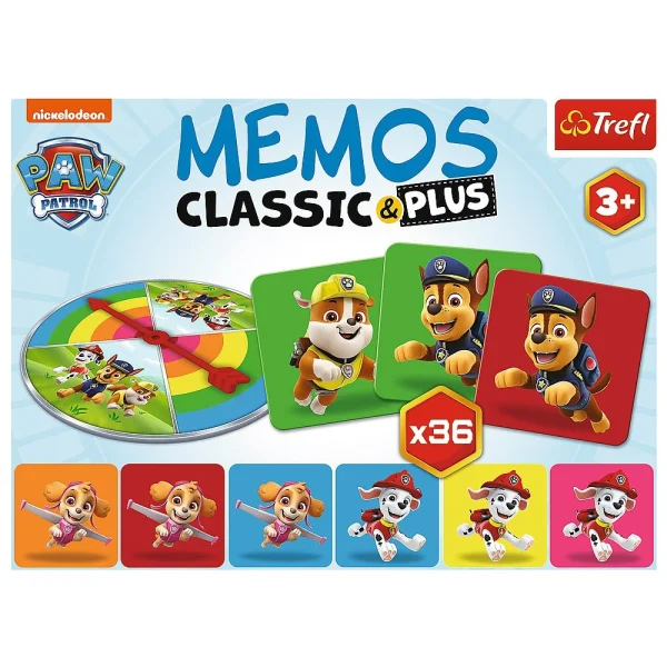 Gra Memos classic&plus. Paw Patrol. Wersja ukraińska - najniższa cena