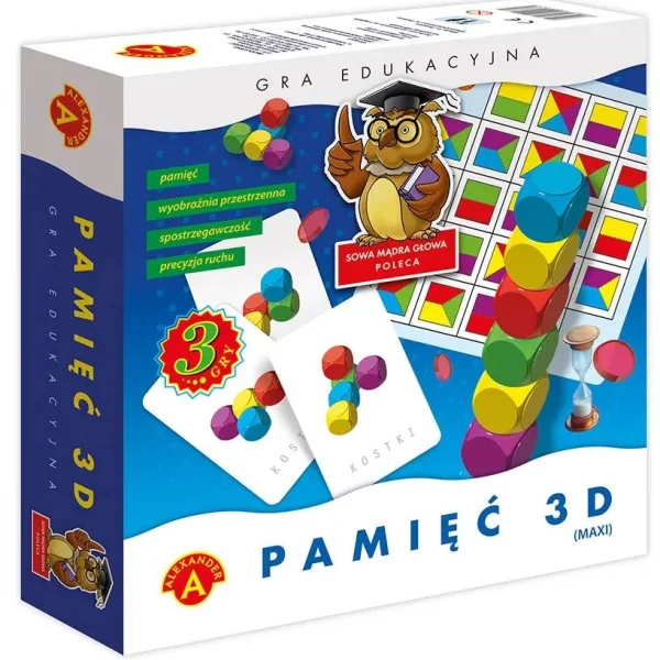 Gra Pamięć 3D Maxi - najniższa cena