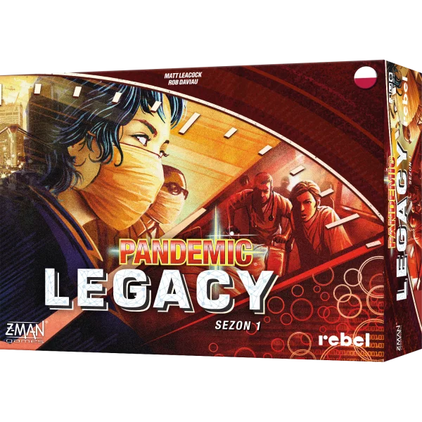 Gra Pandemic Legacy: Sezon 1 (edycja czerwona) - najniższa cena