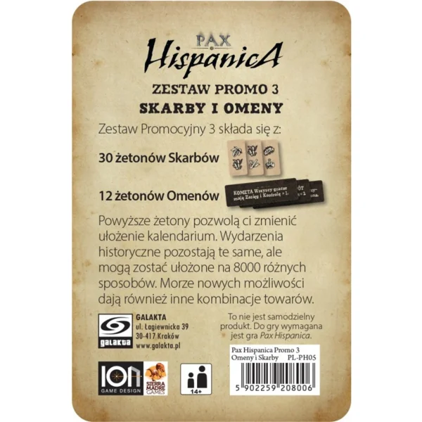 Gra planszowa Pax Hispanica: Zestaw Promo 2 - Kapitanowie - aktualna promocja i cena