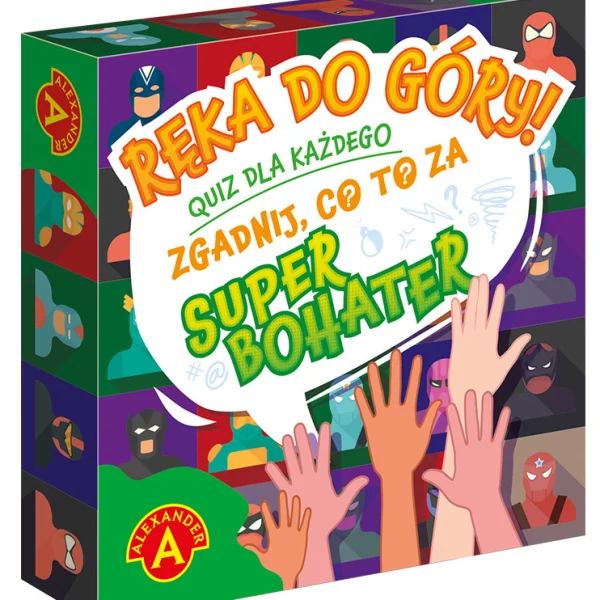 Gra Ręka do góry! Zgadnij, co to za superbohater - najniższa cena
