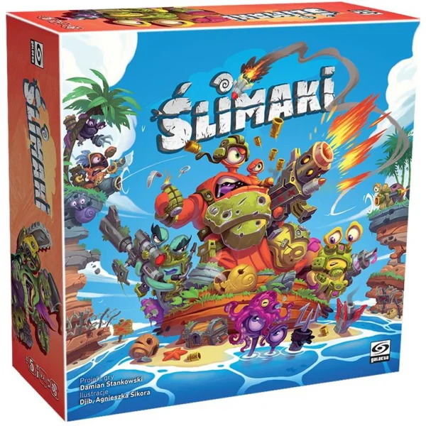 Gra planszowa Ślimaki: Zestaw figurek - Gra podstawowa - aktualna promocja i cena