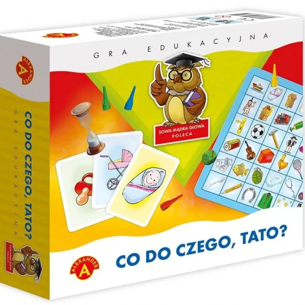 Gra Sowa Mądra Głowa. Co do Czego Tato? - najniższa cena