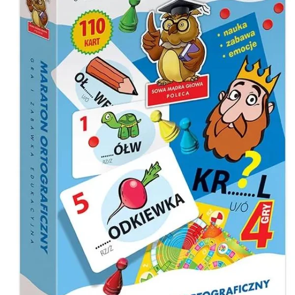 Gra Sowa Mądra Głowa. Maraton Ortograficzny - najniższa cena
