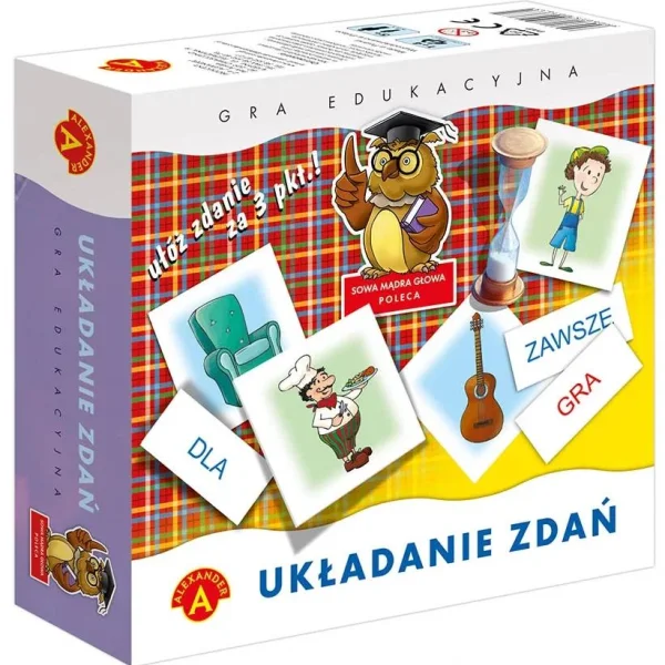 Gra Sowa Mądra Głowa. Układanie Zdań - najniższa cena