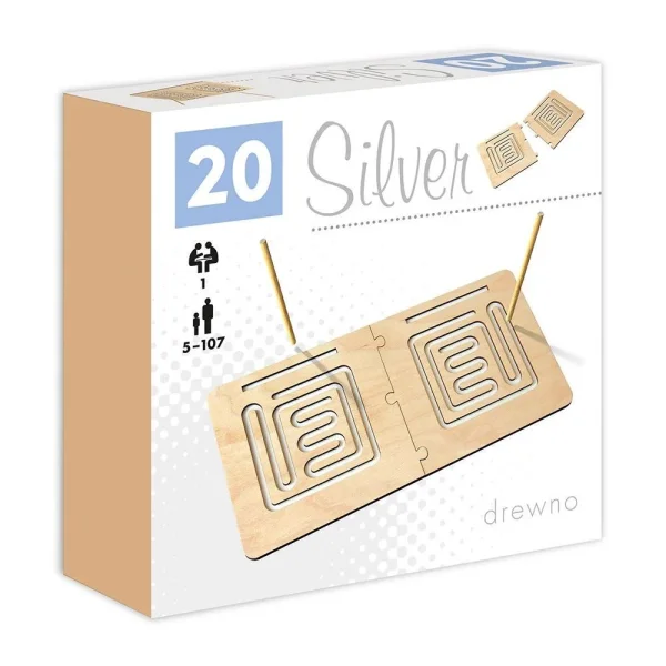 Gra Symetryczny labirynt Silver ALEX - najniższa cena