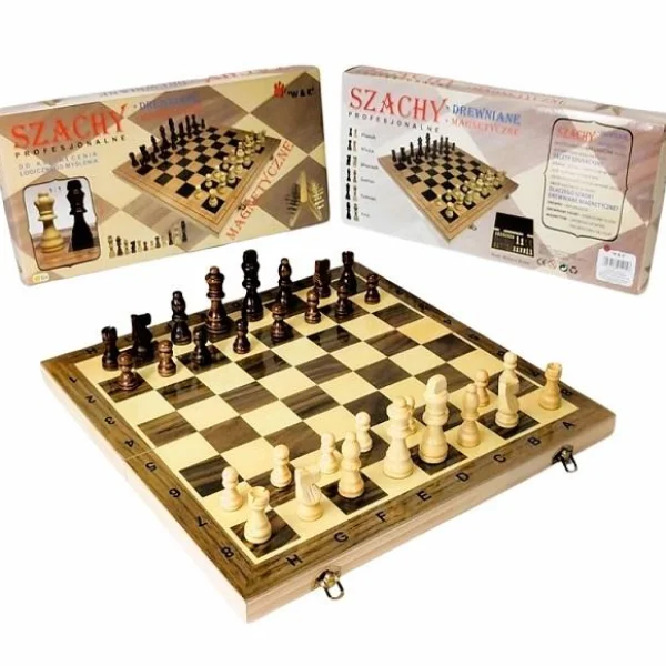 Gra Szachy drewniane królewskie - najniższa cena