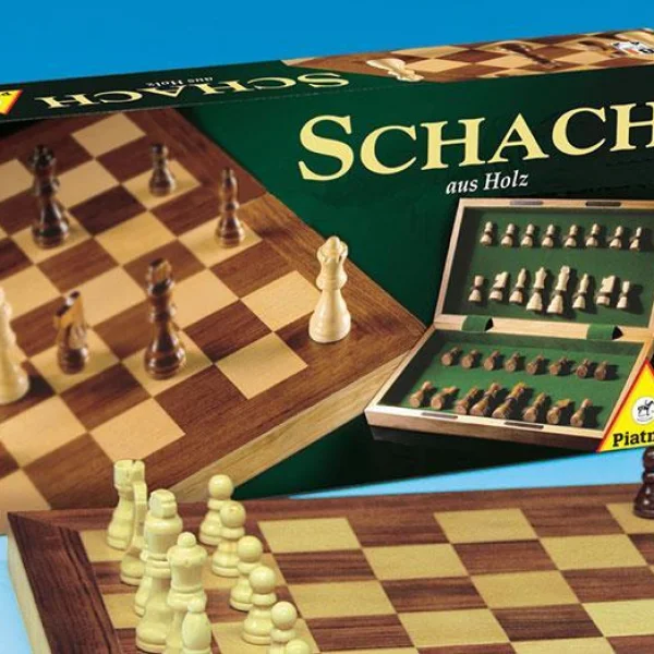 Gra Szachy duże drewniane - najniższa cena
