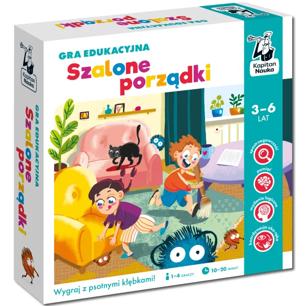 Gra Szalone porządki. Gra edukacyjna. Kapitan Nauka - najniższa cena