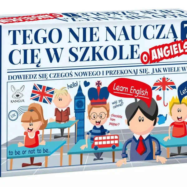 Gra TEGO NIE NAUCZĄ CIĘ W SZKOLE 7 O ANGIELSKIM - najniższa cena