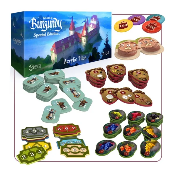 Gra planszowa The Castles of Burgundy: Special Edition (All-in) (edycja polska) - Gra + Stretch Goals - aktualna promocja i cena