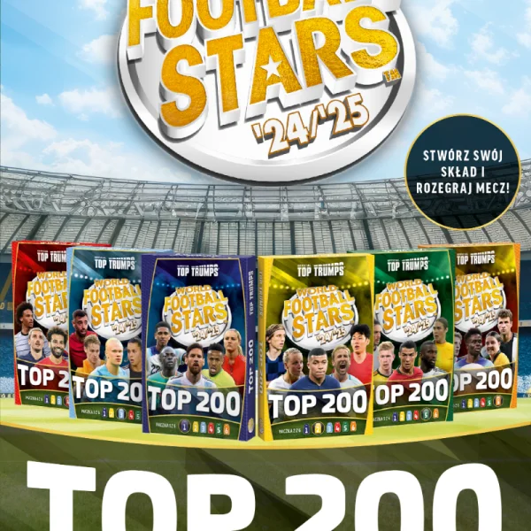Gra Top Trumps World Football Stars Zestaw kolekcjo... - najniższa cena