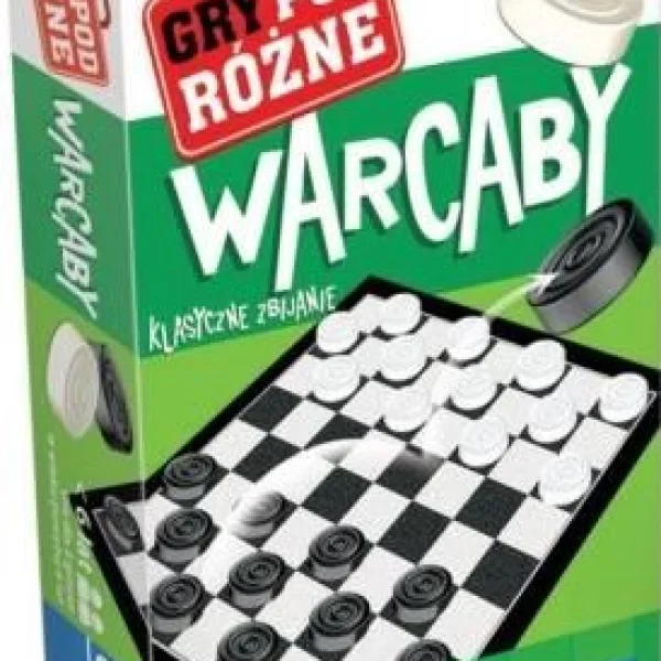 Gra Warcaby. Wersja podróżna - najniższa cena
