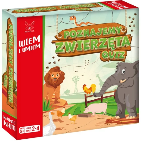 Gra Wiem i Umiem. Poznajemy zwierzęta Quiz - najniższa cena