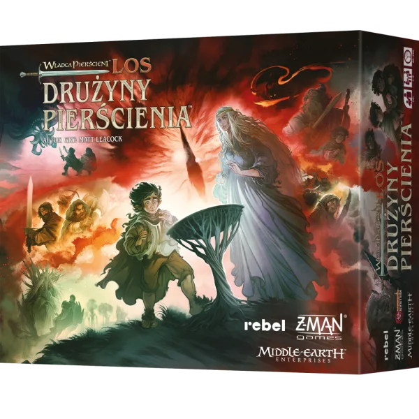 Gra planszowa Władca Pierścieni: Drużyna Pierścienia - Wciągająca gra karciana - aktualna promocja i cena