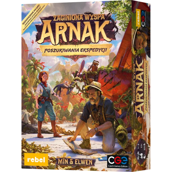 Gra planszowa Zaginiona wyspa Arnak: Kręte ścieżki - aktualna promocja i cena