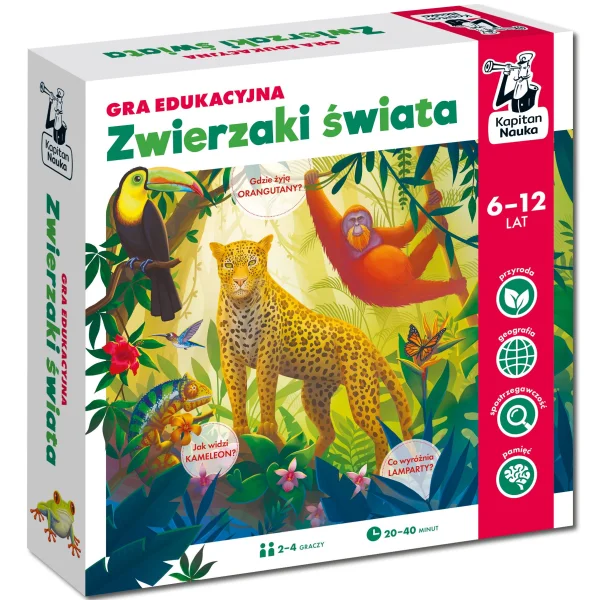 Gra Zwierzaki świata. Kapitan Nauka - najniższa cena